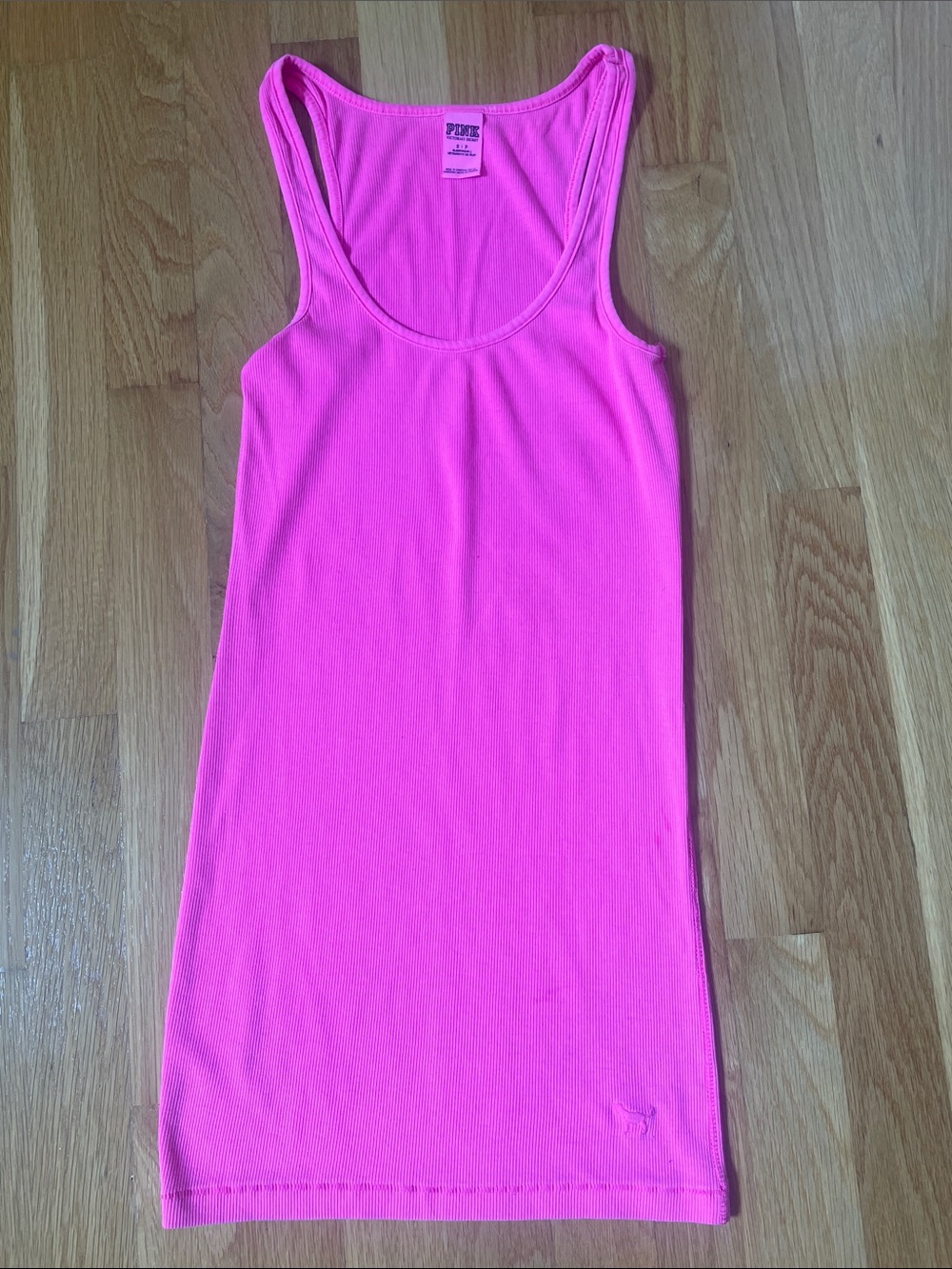 PINK by Victoria’s Secret Neon Hot Pink Tank Top
